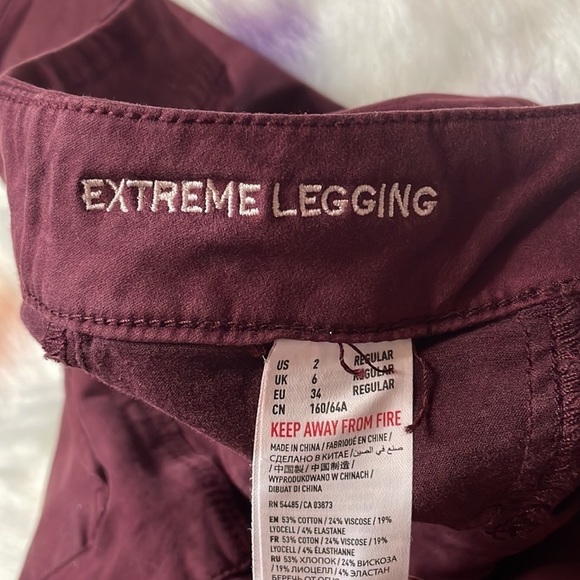 AMERICAN Eagle‎ Extreme Leggings Purple Jeans - Picture 5 of 8